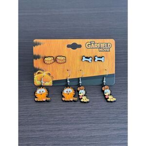 The Garfield Movie Baby Garfield & Odie Earrings Set